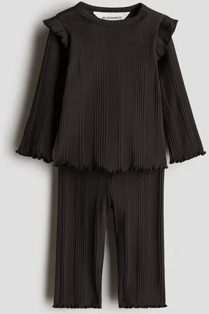 H&M Set 2 pezzi in jersey di cotone con volant