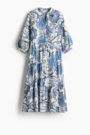 H&M Abito midi a balze