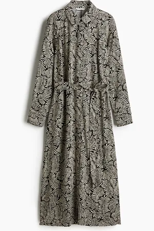 H&M Chemisier in viscosa con cintura da annodare