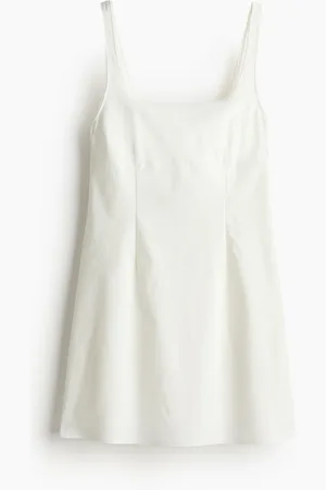 H&M Abito in jersey con bordi a picot