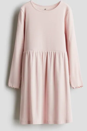 H&M Abito in jersey a costine
