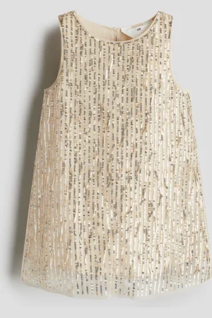 H&M Abito svasato con paillettes