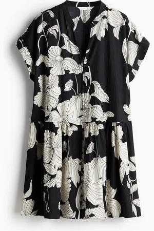 H&M Abito a tunica goffrato