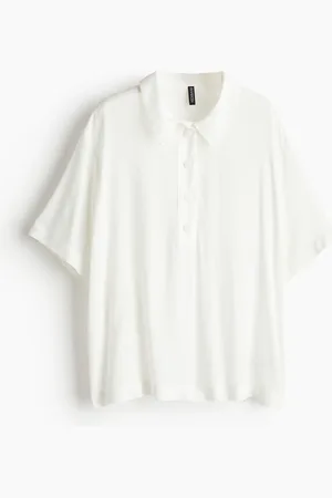 H&M Polo in tessuto increspato trasparente