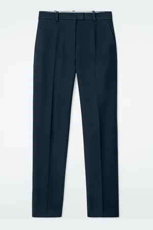 H&M PANTALONI SLIM IN COTONE DAL TAGLIO REGOLARE