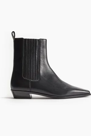 H&M Stivaletti alla caviglia in pelle