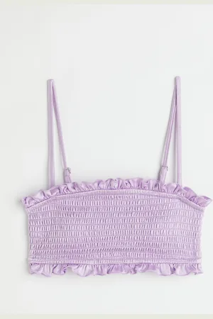 H&M Top bikini a fascia in smock