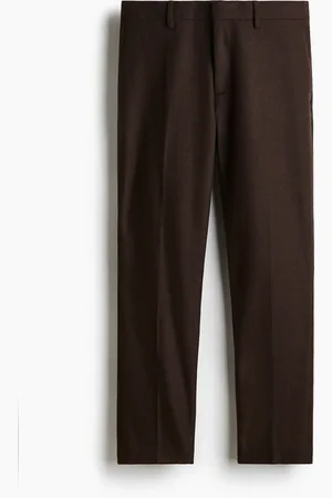 H&M Pantaloni in misto lana Slim Fit