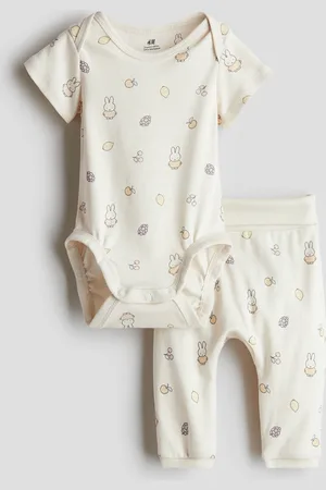 H&M Set 2 pezzi in cotone con stampa