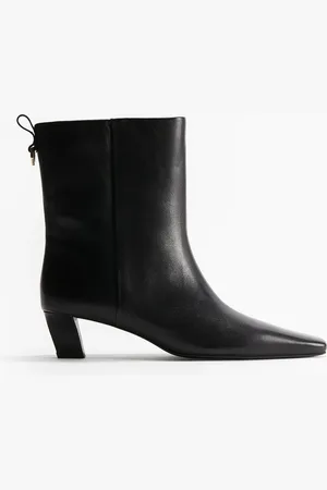 H&M Stivaletti in pelle con tacco