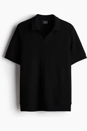 H&M Polo in maglia a coste Regular Fit