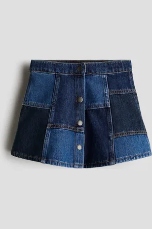 H&M Gonna in denim patchwork