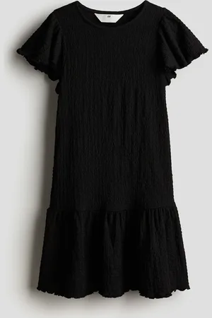 H&M Abito in jersey con maniche a volant