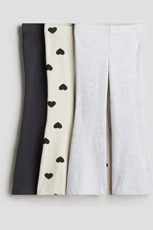 H&M Leggings svasati in cotone 3 pezzi