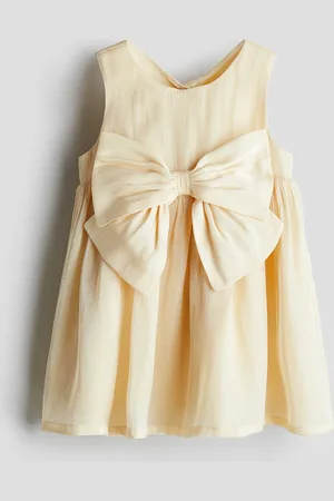 H&M Abito in organza con fiocco decorativo
