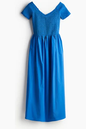 H&M Abito a spalle scoperte con smock