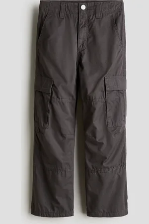 H&M Pantaloni cargo in cotone foderati