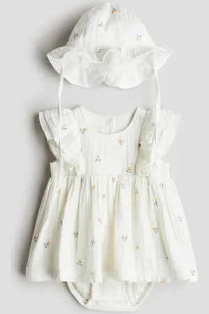 H&M Set 2 pezzi in mussola fantasia