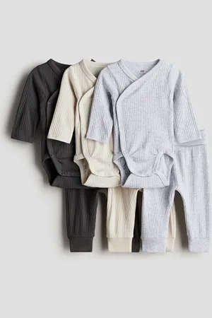 H&M Set in cotone a coste 6 pezzi