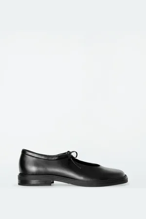 H&M SCARPE MARY JANE IN PELLE CON SUOLA CHUNKY
