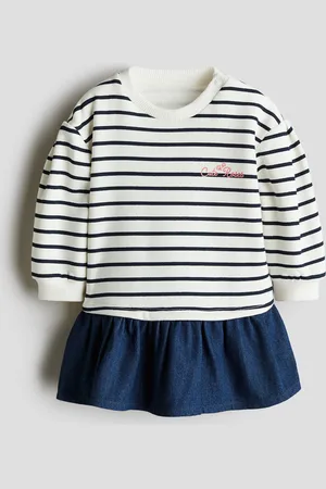 H&M Abito in felpa con gonna in denim