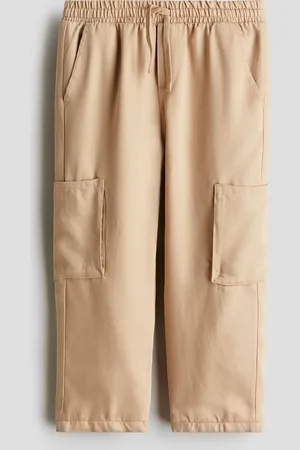 H&M Joggers in twill con fodera in jersey