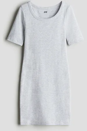 H&M Abito in cotone a coste