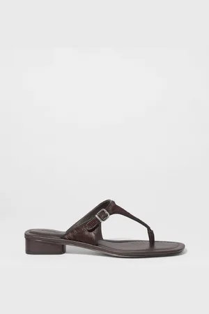 H&M Sandali in pelle con fibbia