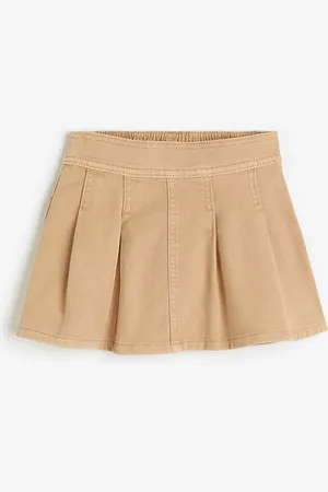 H&M Gonna in denim plissettata