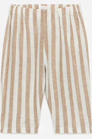 H&M Pantaloni in lino e cotone