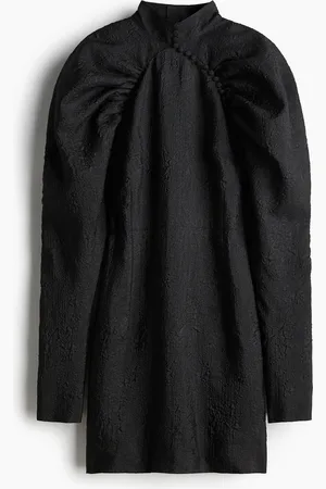 H&M Miniabito increspato con maniche a raglan