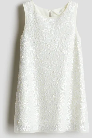 H&M Abito svasato con paillettes
