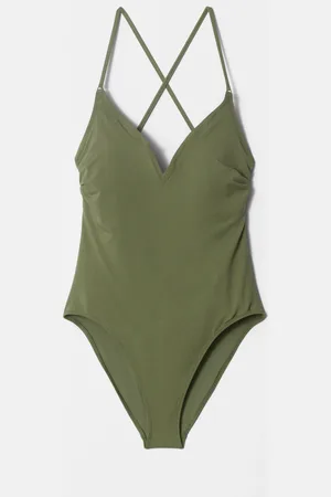 H&M Costume da bagno con taglio a V