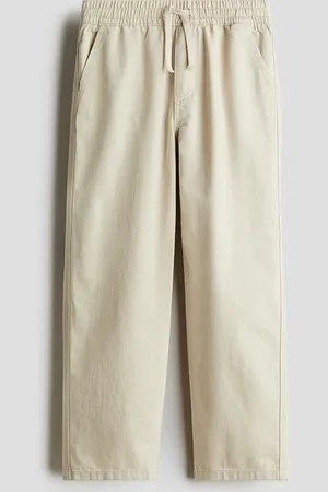 H&M Pantaloni in twill di cotone Loose Fit