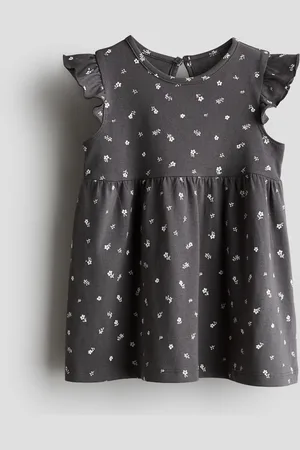 H&M Abito in jersey con volant