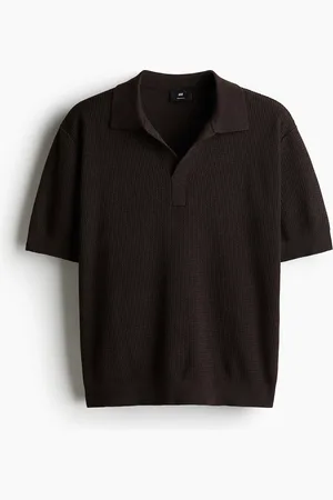 H&M Polo in maglia a trecce Regular Fit