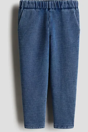 H&M Joggers in cotone effetto denim