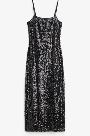 H&M Abito a sottoveste con paillettes