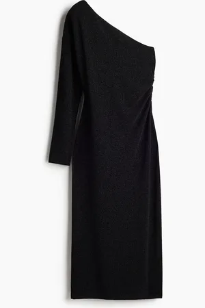 H&M Abito monospalla glitter