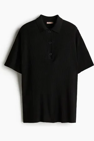 H&M Polo in maglia traforata