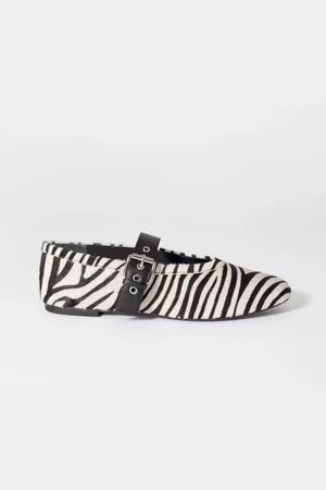H&M Ballerine con stampa zebrata