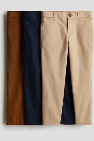 H&M Chinos in twill di cotone 3 pz