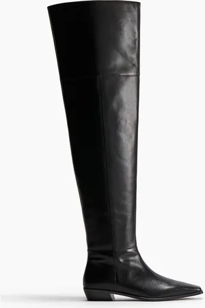 H&M Stivali overknee in pelle