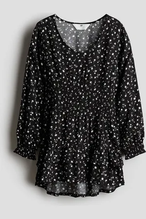 H&M Abito con smock decorativo