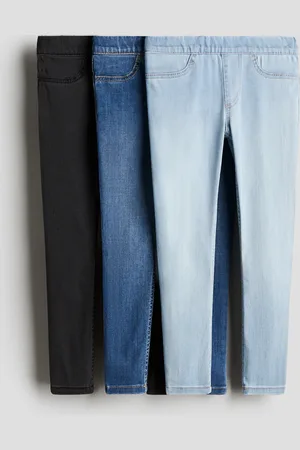 H&M Jeggings in denim 3 pezzi
