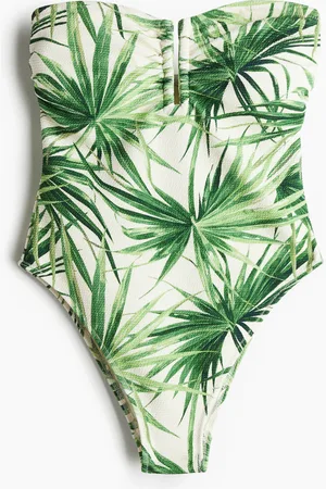 H&M Costume intero a fascia con coppe imbottite