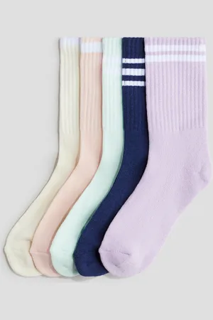 H&M Calze in spugna a coste 5 paia