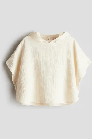 H&M Accappatoio a poncho in mussola di cotone