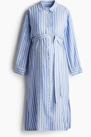 H&M MAMA Chemisier in misto lino