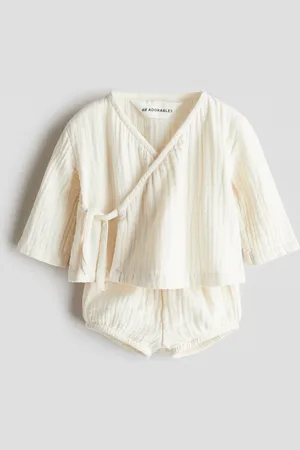 H&M Set 2 pezzi in mussola di cotone